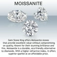 thumbnail image 5 of Gem Stone King 925 Sterling Silver Oval Pink Moissanite and White Moissanite Women Engagement Ring (2.02 Cttw, Available in Size 5, 6, 7, 8, 9), 5 of 5