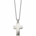 thumbnail image 3 of Stainless Steel Brushed Cross 20In Necklace Made In China -Jewelry By Sweet Pea, 3 of 8