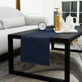 thumbnail image 5 of Solid Dark Blue Cotton Linen Table Runner 18 x 72 inch Minimalism Abstract Denim Texture Non-slip Rectangular Dining Table Decor for Wedding Party Holiday Dinner, 5 of 8