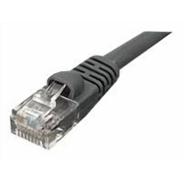 Ziotek - Patch cable - RJ-45 (M) to RJ-45 (M) - 50 ft - UTP - CAT 6 - molded, snagless, stranded - black