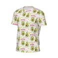 thumbnail image 6 of Wukai Avocado Work Out Print Men's Short-Sleeved Mesh T-Shirt,Quick-Dry Short Sleeve Workout T-Shirt-, 6 of 8