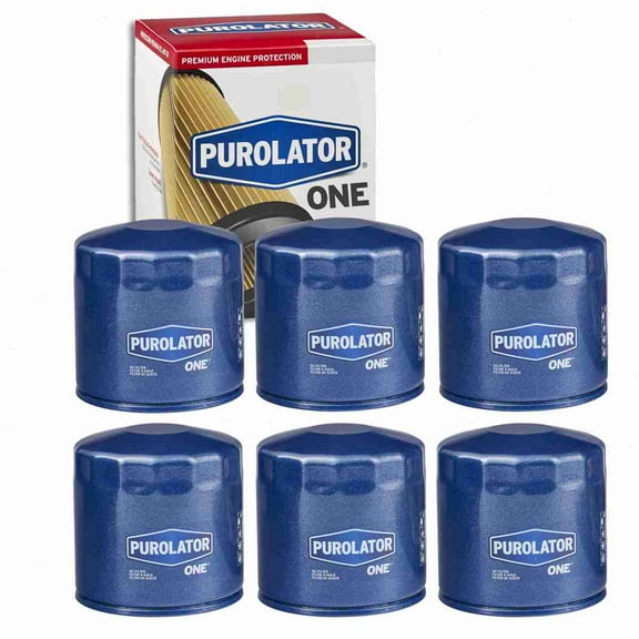 6 pc Purolator ONE PL14670 Engine Oil Filters for Oil Change Lubricant Filters