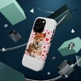 thumbnail image 3 of DistinctInk Tough Case for Apple iPhone 13 Pro MAX (6.7" Screen), Compatible with MagSafe Charging - Valentine's Day Shiba Inu Puppy, 3 of 6