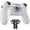 White, variant on eXtremeRate Type-C Bottom Shell for PS4 Controller JDM-040/050/055 – Soft Touch Grip Cover - Black
