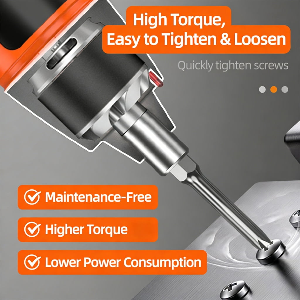 Electric Screwdriver 3.5Nm Power Ergonomic Handle for Appliance Maintenance