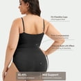 thumbnail image 3 of MISS MOLY 2 Pack Plus Size Tummy Control Bodysuit Shapewear Slimming Body Shaper, 3 of 5