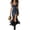 01 Navy, variant on Bohemian Floral High Low Flowy Dress for Women Summer Elegant Square Neck Sleeveless Ruffle Beach Vacation Dresses