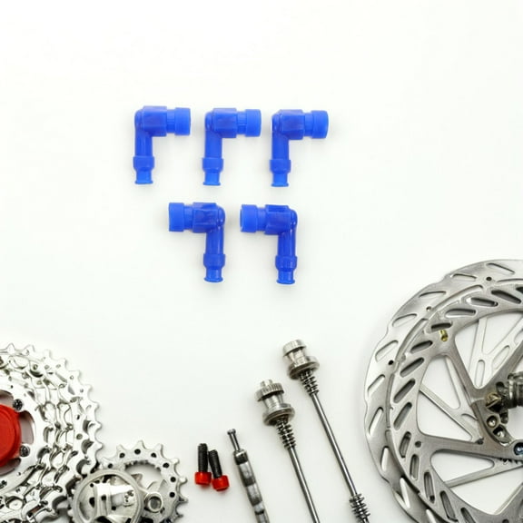 HEMOTON Waterproof Spark Plug Boots Caps for Motorcycle Made from Rubber Blue Color Fits Various Models 5 Pieces