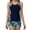 #14, variant on Nmnitkp Tankini Swimsuit for Women Floral Modest Two Piece Bathing Suit Scoop Neck Tummy Control Swim Tank Top with Boy Shorts and Padded