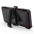 thumbnail image 6 of Case for Galaxy A52 5G Belt Clip Holster Kickstand Shock Proof Phone Case [Built in Screen Protector] for Samsung Galaxy A52 5G & 4G Cases - Hot Pink, 6 of 6