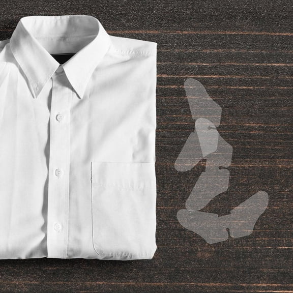 SWETRACE 100Pcs Plastic Collar Stays for Shirts with Enhanced Collar Structure and Portability