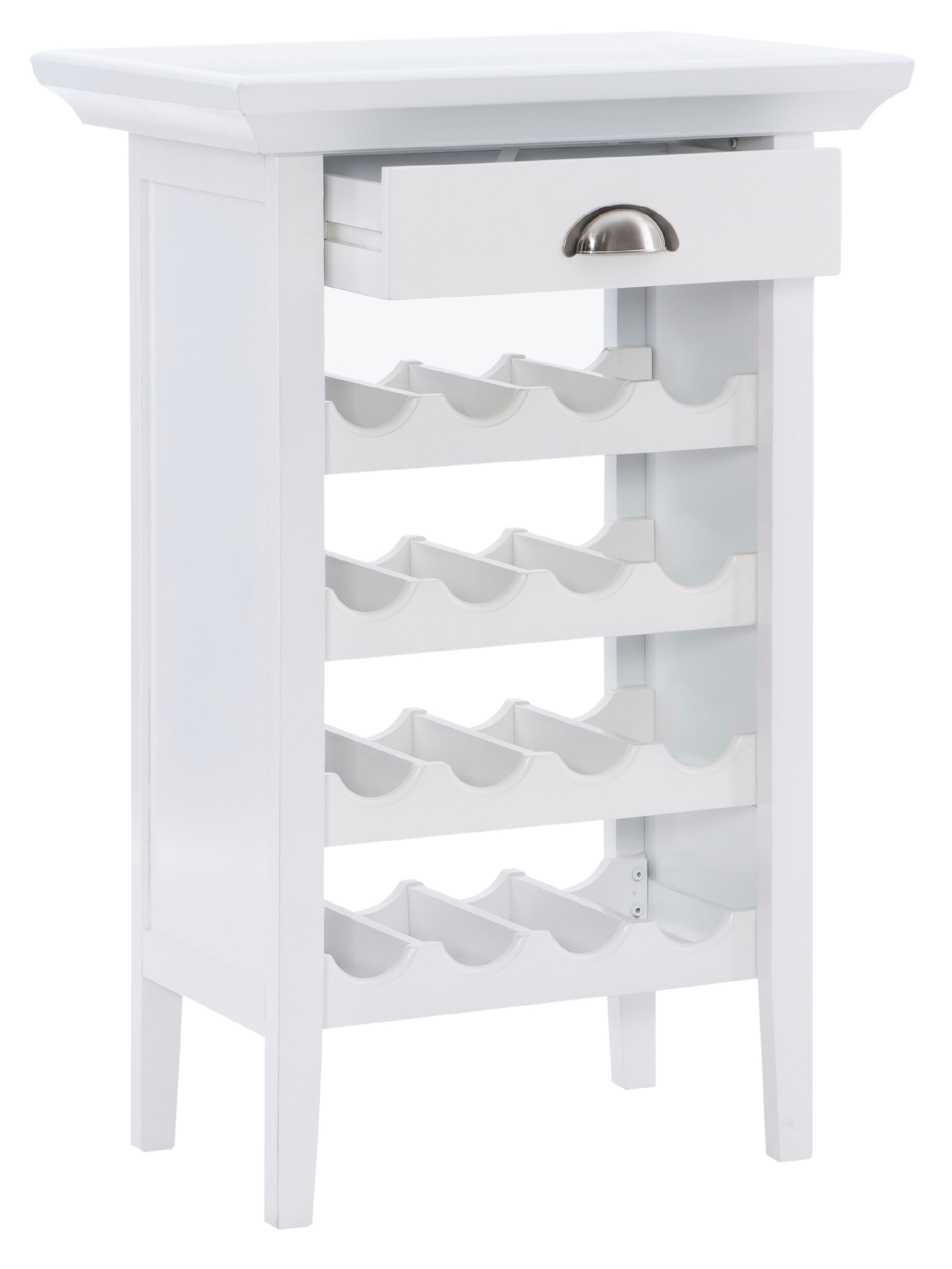 Kaboodle wine rack gloss white hot sale