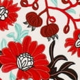 thumbnail image 6 of WYYP Round Tablecloth - Great for Home Kitchen/Parties/Holiday Dinner Red Flowers, Flowers on Branches White, 6 of 8
