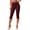Wine, variant on Bloomae Women Front Wrap Tie Capris Pants Stretchy High Waist Foldover Back Capri Leggings Tummy Control Skinny Y2k Casual Cropped Summer Trousers