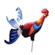 thumbnail image 3 of Jardín Molino de viento Forma de pollo Patio Arte Viento Spinner Decoración Estatua de madera Estaca de parque Prop Inevent HA005019-00B, 3 of 6