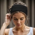 thumbnail image 4 of 2PCS Sweatbands for Men Women Athletic Terry Cloth Headbands for Running, Tennis, Basketball, Gym Stretchy Moisture Wicking Workout Headband for Yoga,Fitness Sports, 4 of 5