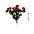 thumbnail image 3 of Outdoor Artificial Azalea Flowers UV Resistant Greenery Faux Shrub for Porch Garden Wedding Party Hanging Planter Indoor Home Decor, 3 of 6