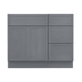 thumbnail image 4 of 39" Freestanding Bathroom Vanity Cabinet without Top in Smoky Gray, 4 of 6