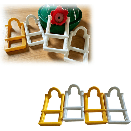 4 Hummingbird Feeder Replacement Parts Bird Feeder Perch Replacement Hummingbird Feeder Stand Wide Bird Resting Perches Support Set