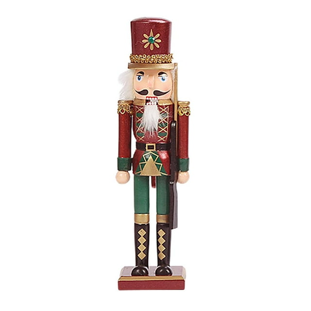 Navidad cascanuchas figurillas juguete TV gabinete sala de estar casa estilo 2 perfke marioneta soldado cascanueces