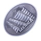 thumbnail image 2 of Hebilla de cinturón Yinane Vintage Bandera Americana Gris Plateado, 2 of 8