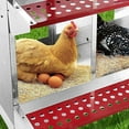 thumbnail image 2 of Chicken Coop, 3 Compartment Large Space Chicken Nesting Box Galvanized Iron Plate Easy To Assemble  For Egg Collection, 2 of 6