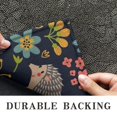thumbnail image 6 of Cute Hedgehog Pattern with Pioneer Flower Door Rugs,Washable Non Slip Door Mats Indoor,Decorative Door Mats,Entry Mat Indoor for Entrance,Bedroom,Kitchen,Bathroom,20"x32", 6 of 6
