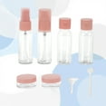 thumbnail image 3 of Unique Bargains 6 Pcs Travel Container Set Portable Travel Bottles Set Pink, 3 of 6