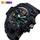 thumbnail image 5 of Mirar 1155B Cuarzo Reloj electrónico digital para hombres Reloj deportivo casual al aire libre Reloj de pulsera de doble hora Fecha Semana Cronógrafo Alarma 5ATM Luminoso impermeable Reloje 1 1, 5 of 5