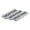 Brushed Silver, variant on All Quality Badges Hostess 1 x 3" Name Tag, Blue (3 Pack)