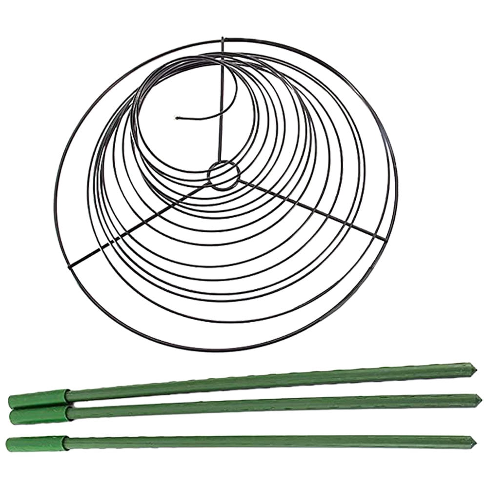 2 Sets Plant Support Potted Trellis Plants Tomato Vine Indoor Holder Garden for Climbing Metal