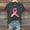 Gray, variant on CLOISE Pink Breast Cancer Tops Women Short Sleeve Crewneck Tops Ribbon Pink Breast Cancer Survivor Gifts Tee Shirts Cute Loose Shirts Cancer Support Clothes Black XL