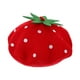 thumbnail image 1 of BRIGHTFUFU Sombrero de boina de fresa de lana para mujeres con tapa francesa boina decorativa sombrero de fresa de fresa., 1 of 8