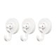 thumbnail image 1 of Plástico Blanco De 360 ​​Grados Para Colgar En La Pared 3 Ganchos Adhesivos Speravity HA023550-00, 1 of 7