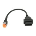 thumbnail image 4 of OBD2 Connector, Brass ABS Plug And Play Diagnostic Cable  For Motorcycle, 4 of 8