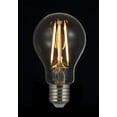 thumbnail image 2 of Lumimate 6W (60W Equivalent) LED Vintage Filament Clear Light Bulb,2700K Clear Soft White 800LM, E26 Base, A19,UL Listed,RoHS,Dimmable(6-Pack), 2 of 2
