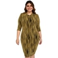 thumbnail image 4 of Vestido sexy de noche Roman Fashion/Tallas Extras 1603 (Oro) dorado 40 Roman Fashion V-EXO-1603-ORO, 4 of 6