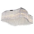 thumbnail image 1 of CWI Lighting Elsa 12 Light Drum Shade Flush Mount With Chrome Finish, 1 of 4