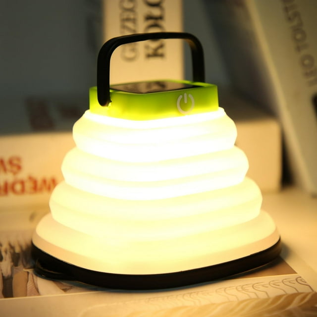 Lámpara de energía solar, lámpara LED de noche para interiores, lámpara de camping, lámpara LED, diseño a prueba de futuro