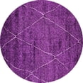 thumbnail image 1 of Ahgly Company Indoor Round Oriental Pink Industrial Area Rugs, 7' Round, 1 of 4