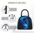 thumbnail image 4 of Disketp Wolf Bolsa Térmica para Almuerzo, Lonchera con Abertura Amplia y Gran Capacidad, Organizador Reutilizable para Mujeres, Hombres y Adultos, 4 of 6