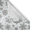 thumbnail image 6 of Ambesonne Snowflake Valance & Curtain, Lace Style Winter, 55"x36", Blue Black White, 6 of 6