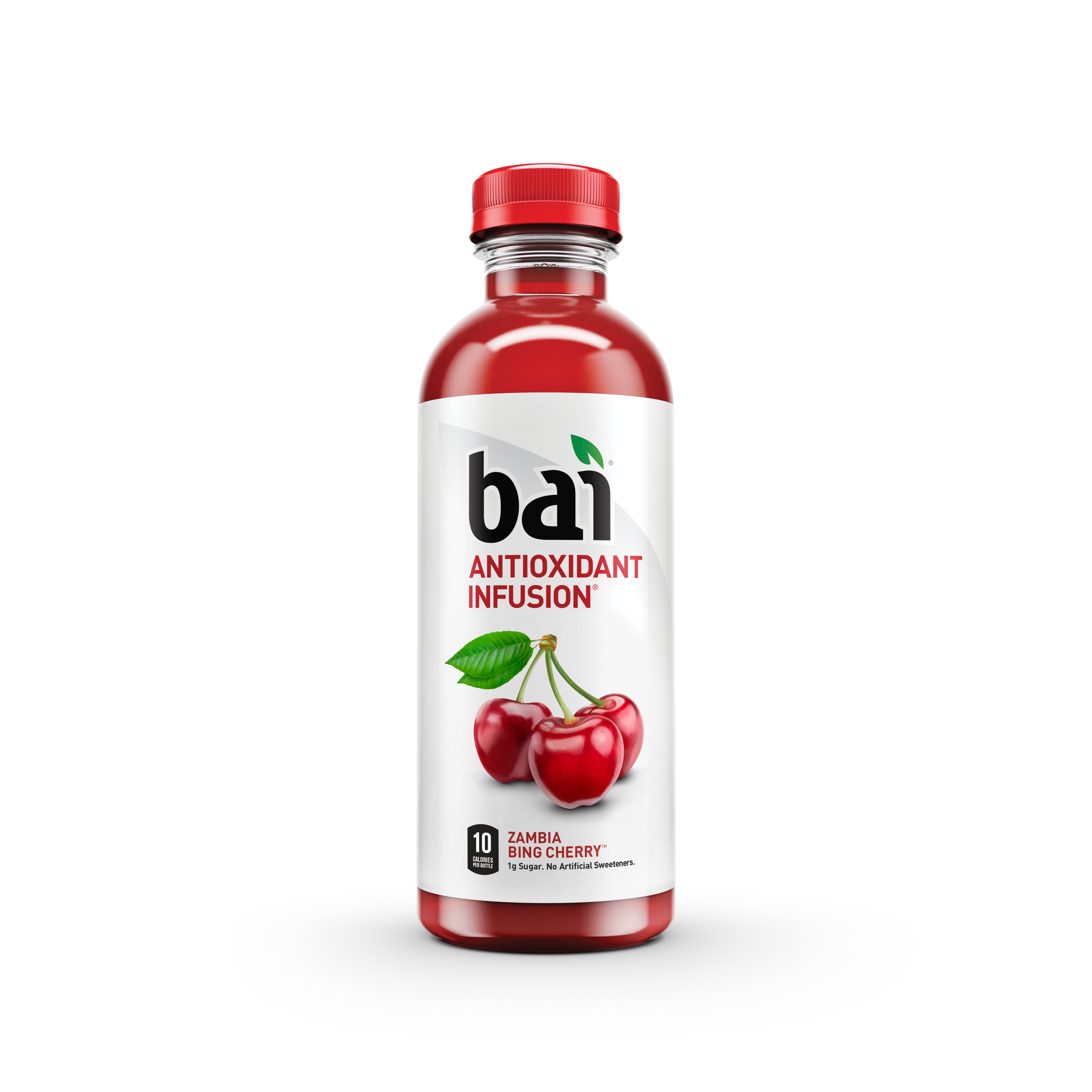 Bai Flavored Water, Zambia Bing Cherry, 18 fl oz bottle