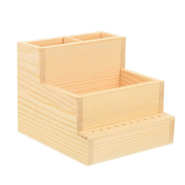 Nail Display Stand Nail Drill Case Makeup Box Nails Drill Holder Nail Grinding Head Holder