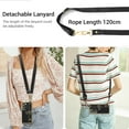 thumbnail image 5 of for Samsung Galaxy S23 Case 6.1", Cute Heart Wristband Lanyard Cross Body Strap Electroplated Camera Protection Shockproof Protective Case Women Girls for Samsung Galaxy S23 6.1"-Black., 5 of 7