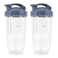 thumbnail image 1 of 32oz Replacement Cups With Flip Top To Go Lid For 600w And Pro 900w Blender (), 1 of 5
