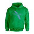 thumbnail image 1 of Awkward Styles Unisex Autism Awareness Blue Ribbon Graphic Hoodie Tops Autistic Support, 1 of 5