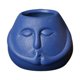 thumbnail image 1 of Maceta de cerámica pequeña decorativa con diseño de dibujos animados divertidos Azul, 1 of 8