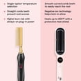 thumbnail image 4 of Peine alisador L'ANGE HAIR Smooth-It 2 en 1, 4 of 9