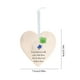 thumbnail image 3 of Adorno de cerámica de vidrio marino de la Amistad de porcelana blanca | Decoración plana 2D para árbol de Navidad | Regalo para un amigo sincero con detalles inspirados en el arte, 3 of 5